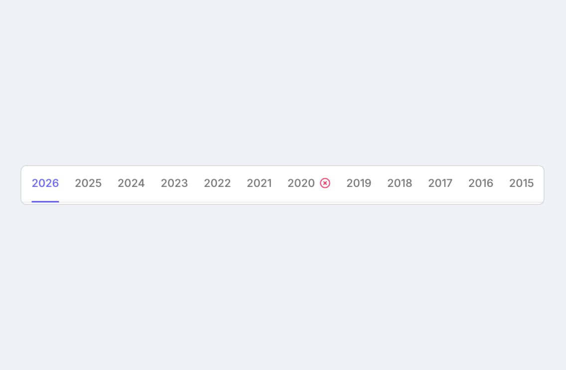 Every edition, year after year