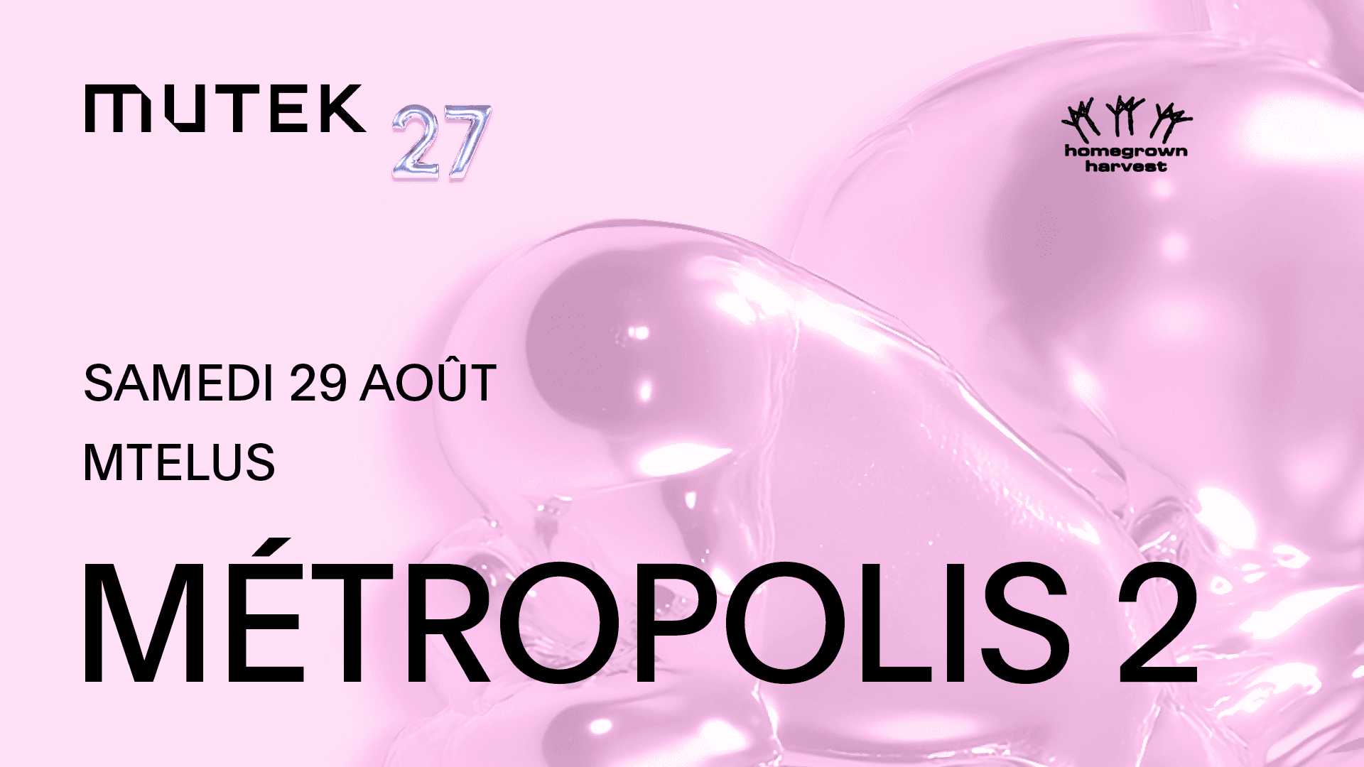 Ben UFO, Rival Consoles, CUERPOS, Facta, Patche - MUTEK 27