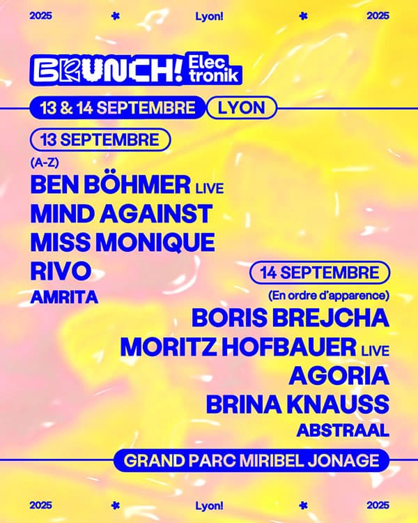 Brunch Electronik Lyon 2025