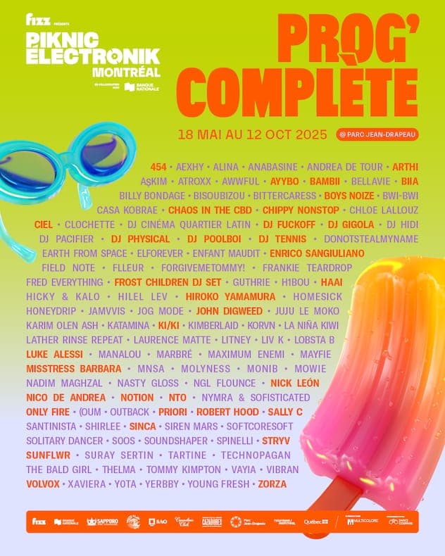 Piknic Électronik Montréal 2025
