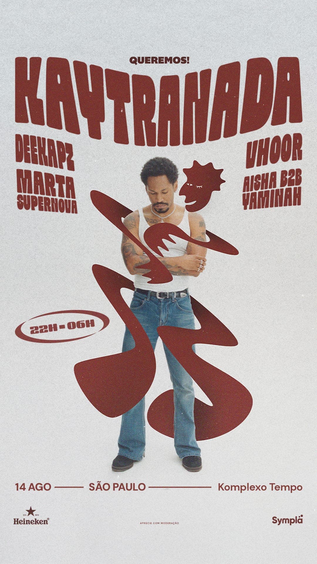 Queremos! Kaytranada, Deekapz, VHOOR, Marta Supernova, Aisha b2b Yaminah
