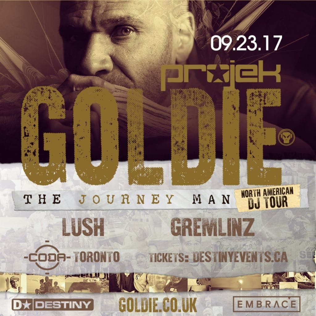 Projek: Goldie - The Journeyman Tour