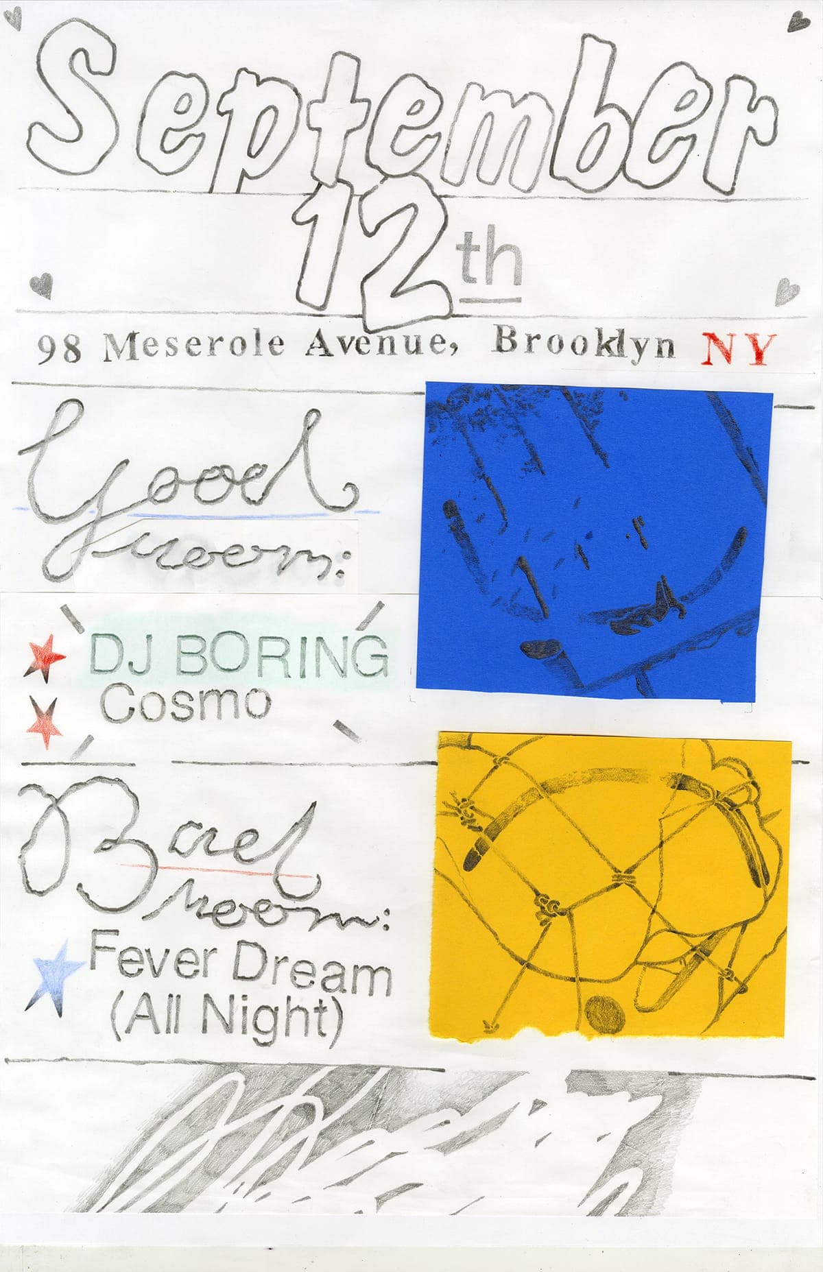 DJ BORING, Cosmo, Fever Dream (all night)