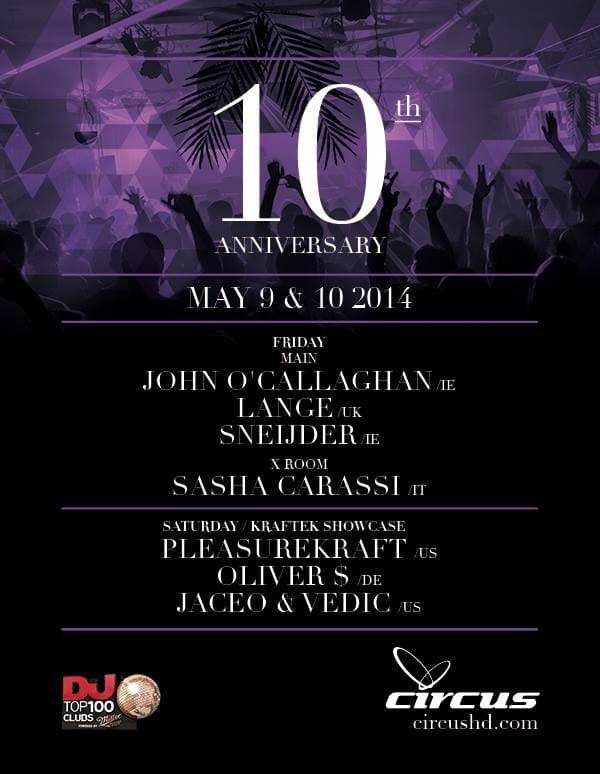 Circus 10th Anniversary - Day 1