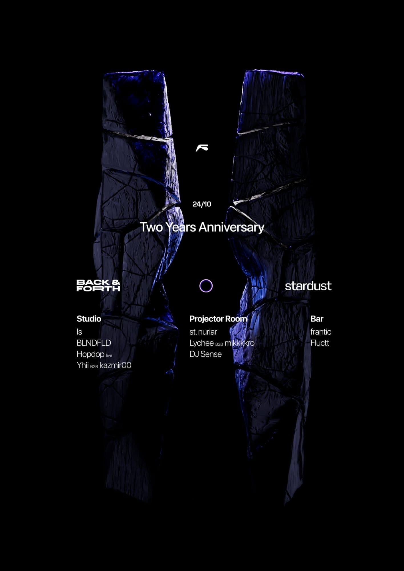 stardust x Back&forth: Two Years Anniversary