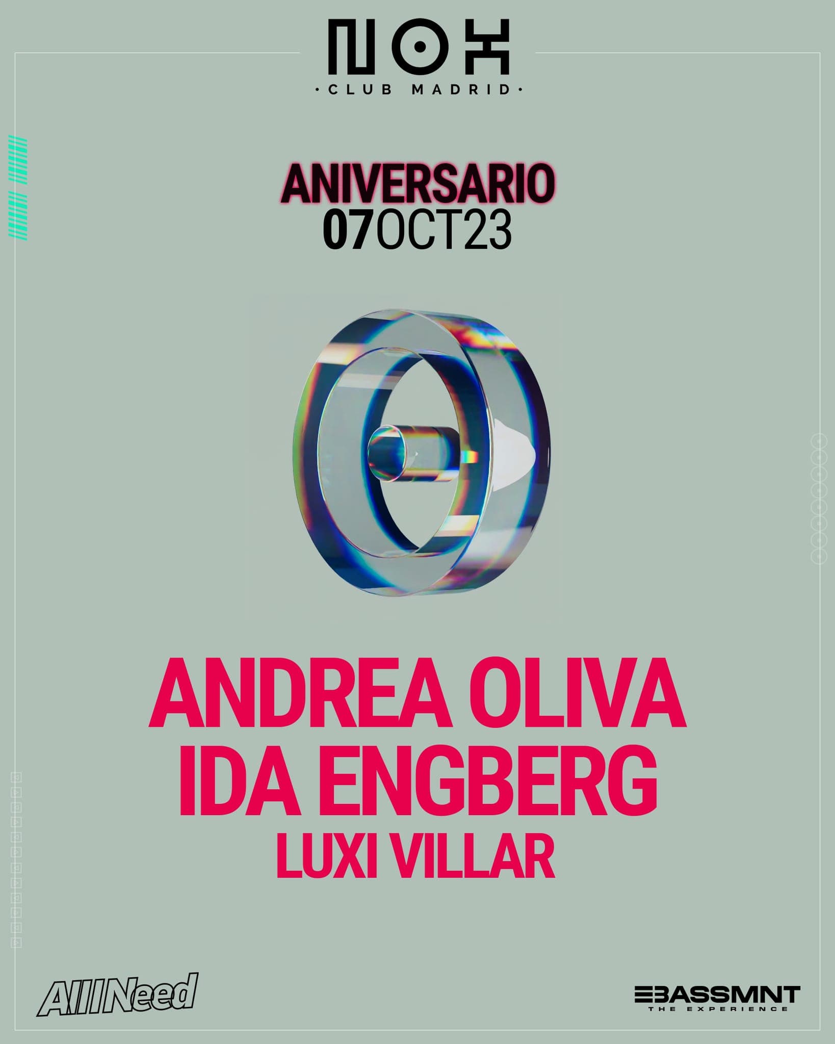 Nox Club Madrid: Andrea Oliva & Ida Engberg (8th Anniversary)