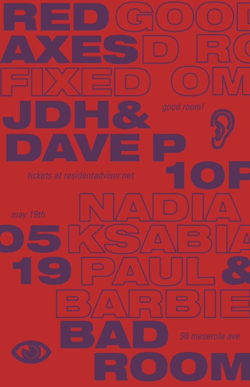 FIXED with Red Axes, JDH & Dave P, Nadia Ksaiba, Love Injection