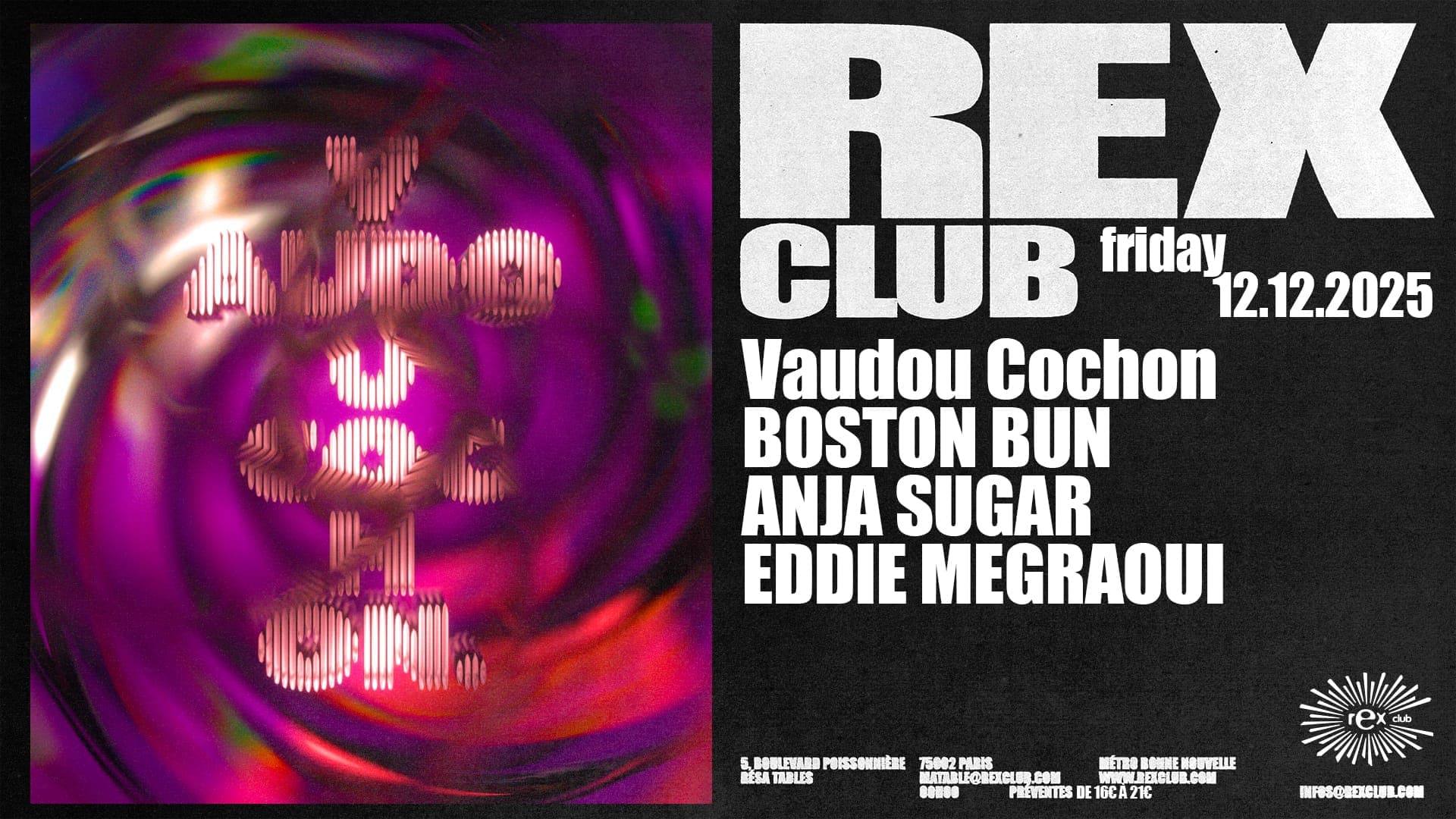 Vaudou Cochon: Boston Bun, Anja Sugar, Eddie Megraoui