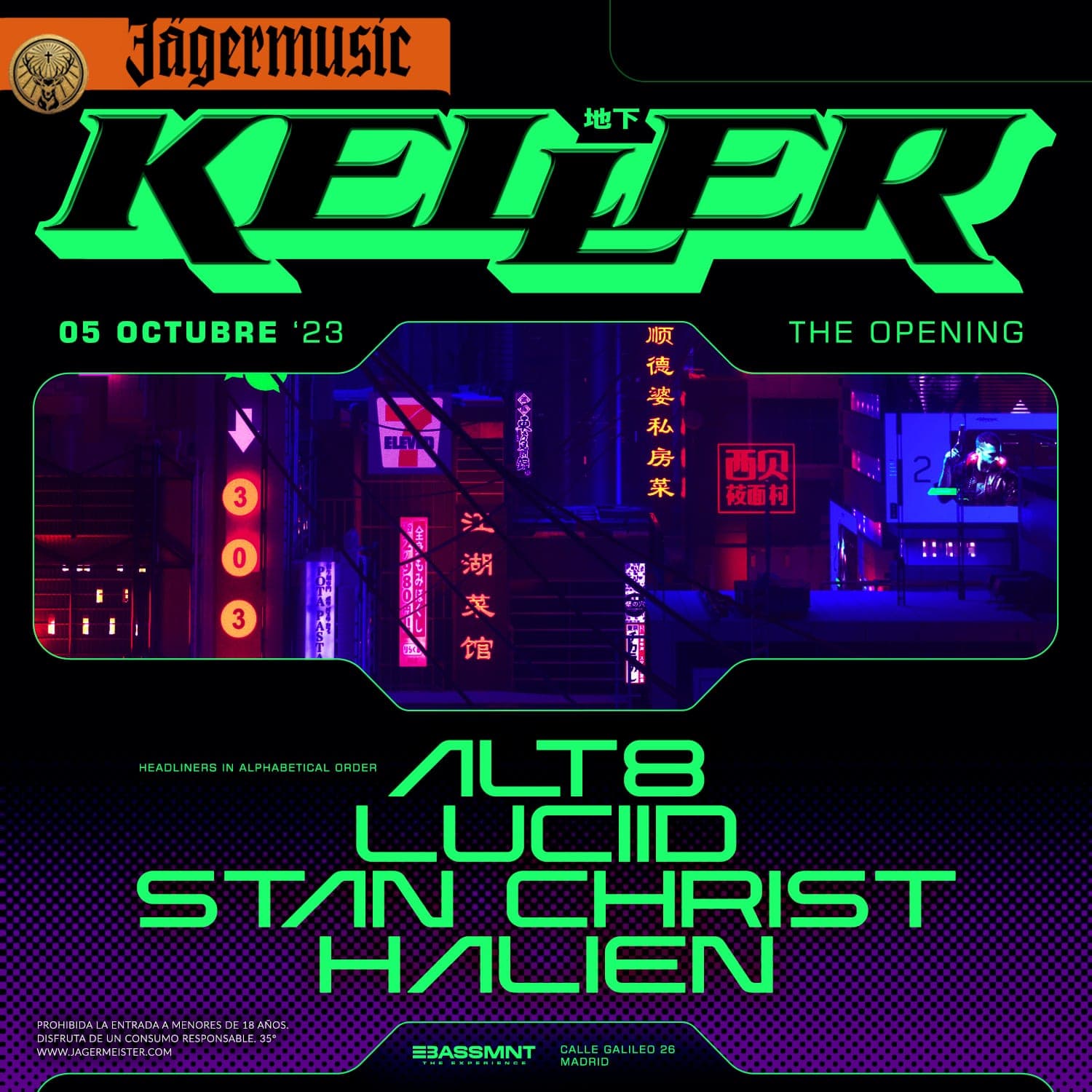 KELLER HARD CLUB 0001: ALT8, Luciid, Stan Christ, Halien