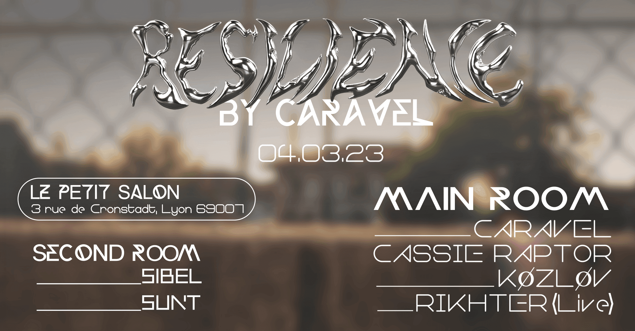 Resilience BY CARAVEL: Cassie Raptor, RIKHTER (live), KØZLØV…
