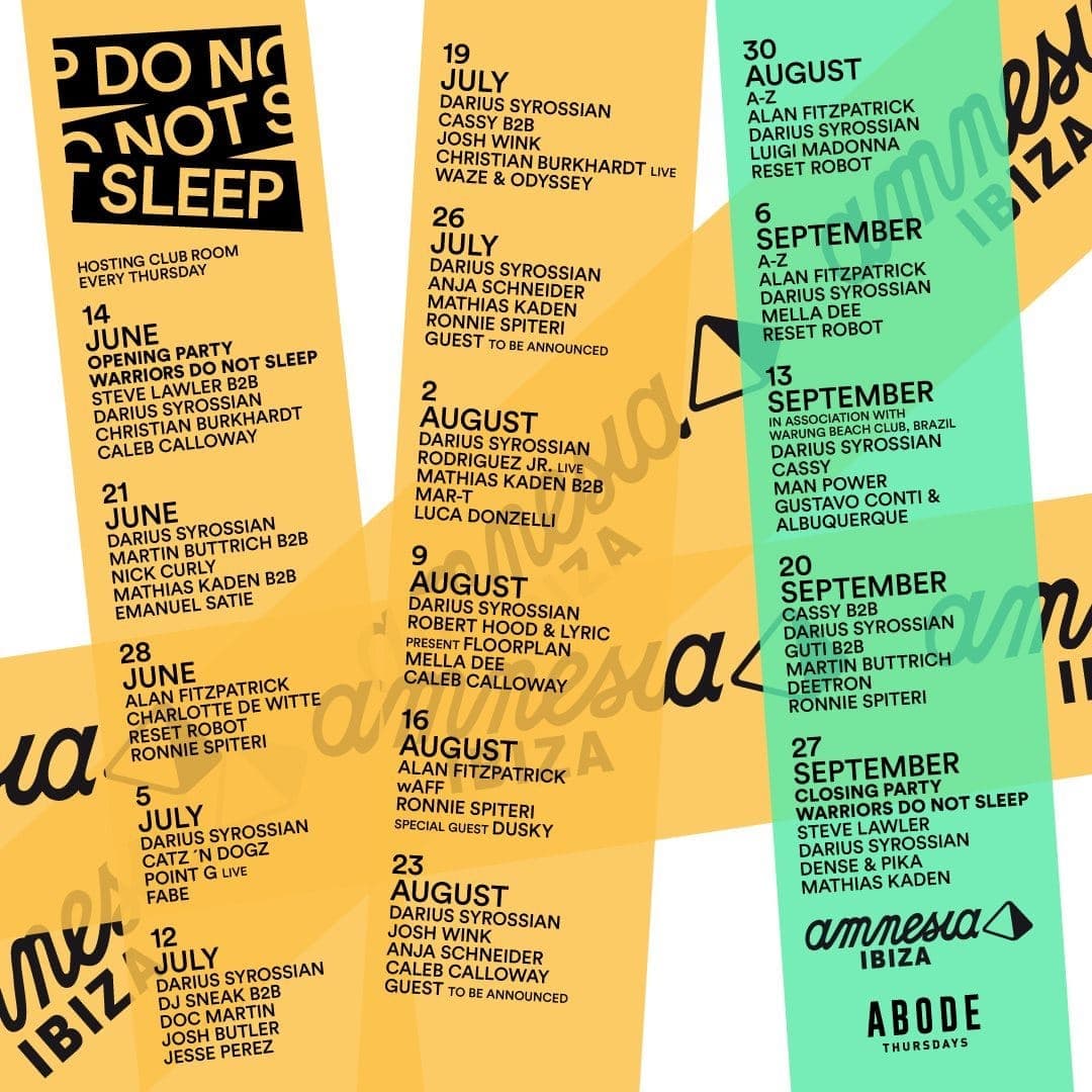 ABODE Thursdays - Main Room Hosted By Do Not Sleep