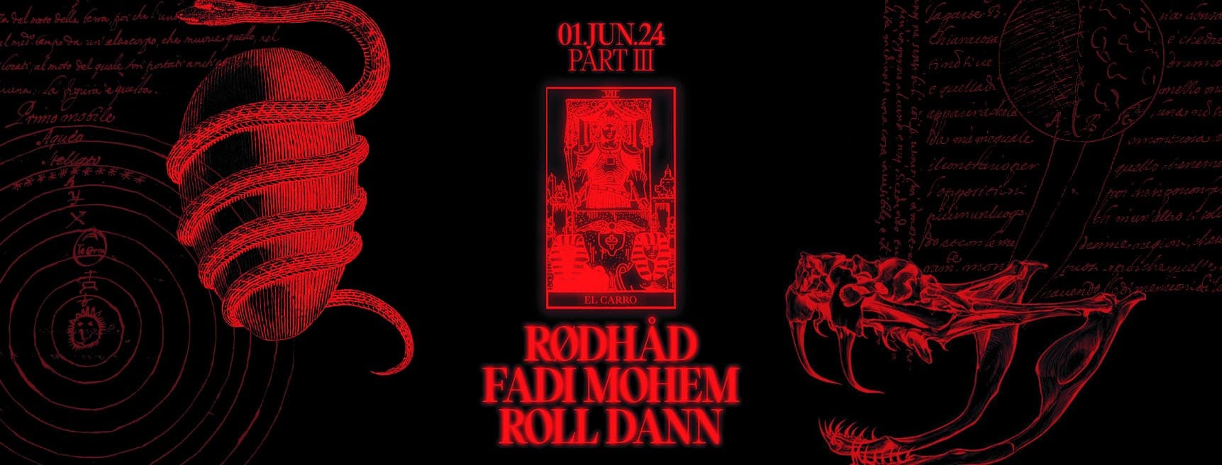 Laster presenta LA TRILOGÍA vol. II: Rodhad, Fadi Mohem & Roll Dann
