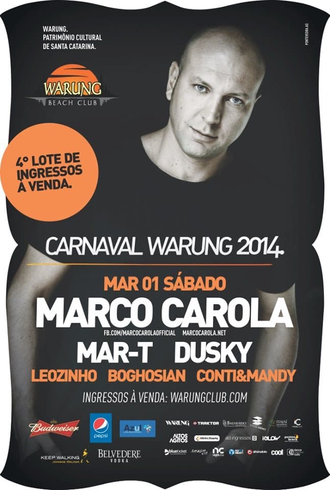 Carnival Warung with Marco Carola, Dusky, Mart-T
