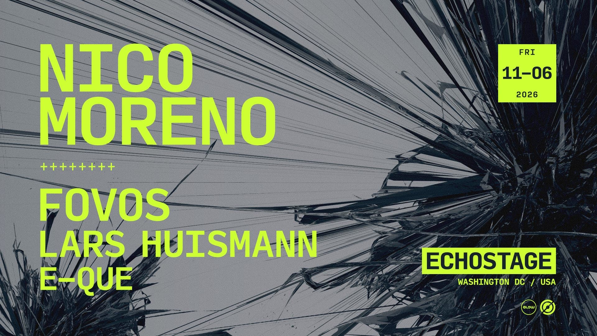 Nico Moreno w/ FOVOS, Lars Husimann, E-QUE