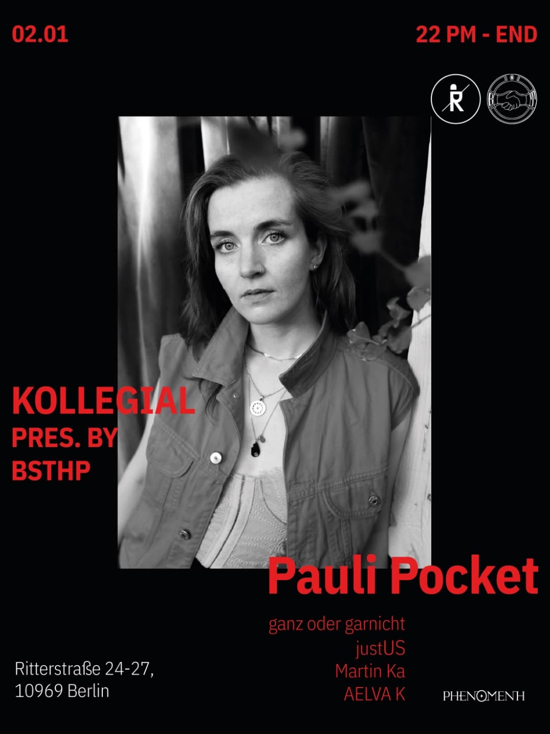 KOLLEGIAL pres. by BSTHP - with Pauli Pocket many more