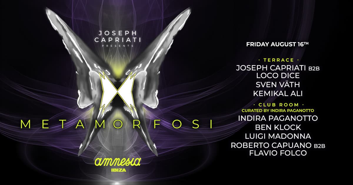 Joseph Capriati pres. Metamorfosi