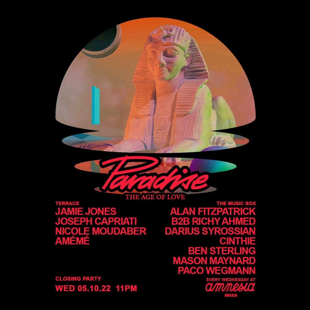PARADISE IBIZA - CLOSING