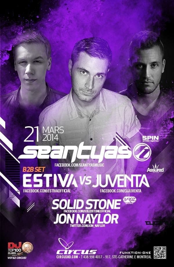 Sean Tyas - Estiva vs. Juventa - Solid Stone - Jon Naylor