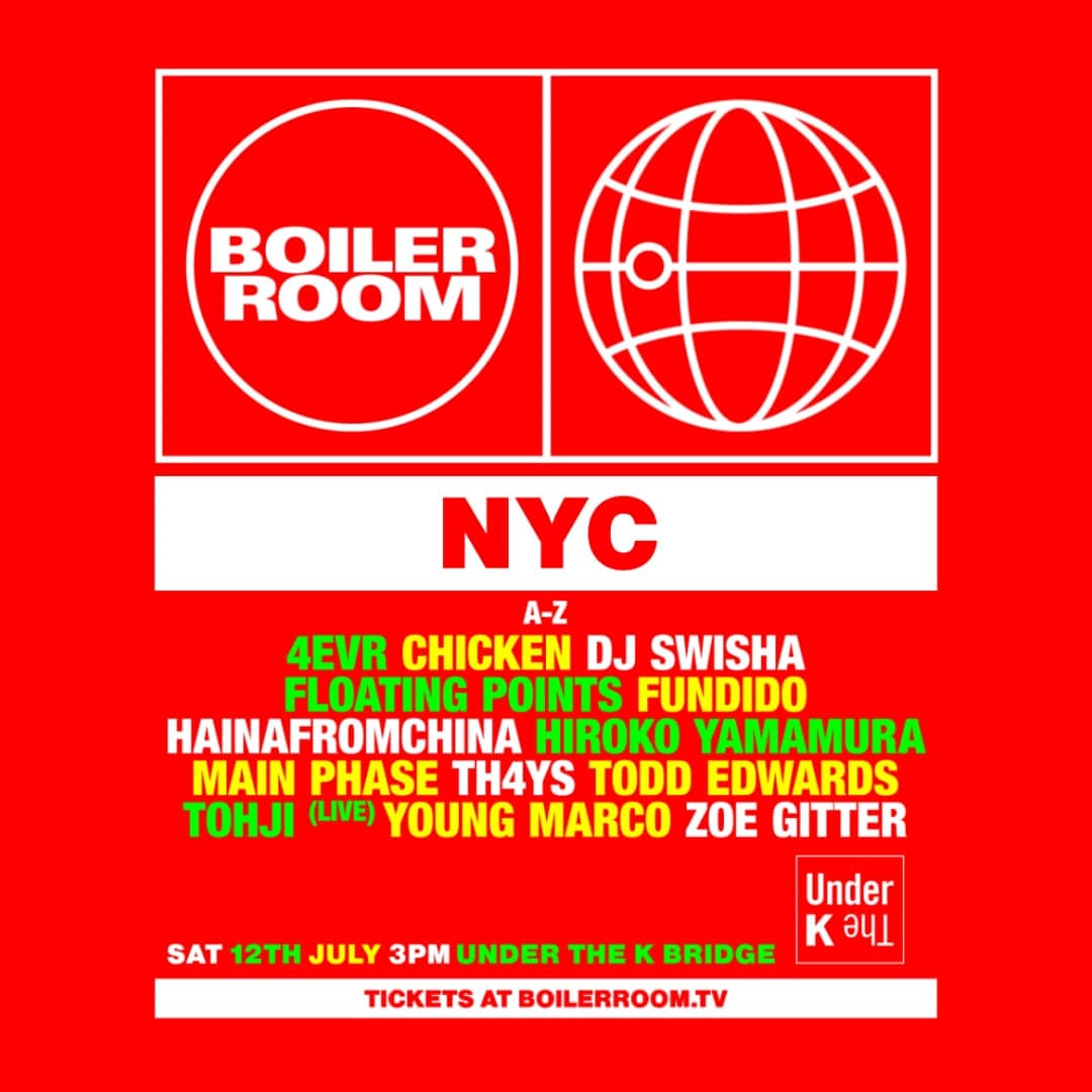 Boiler Room: NYC - Saturday