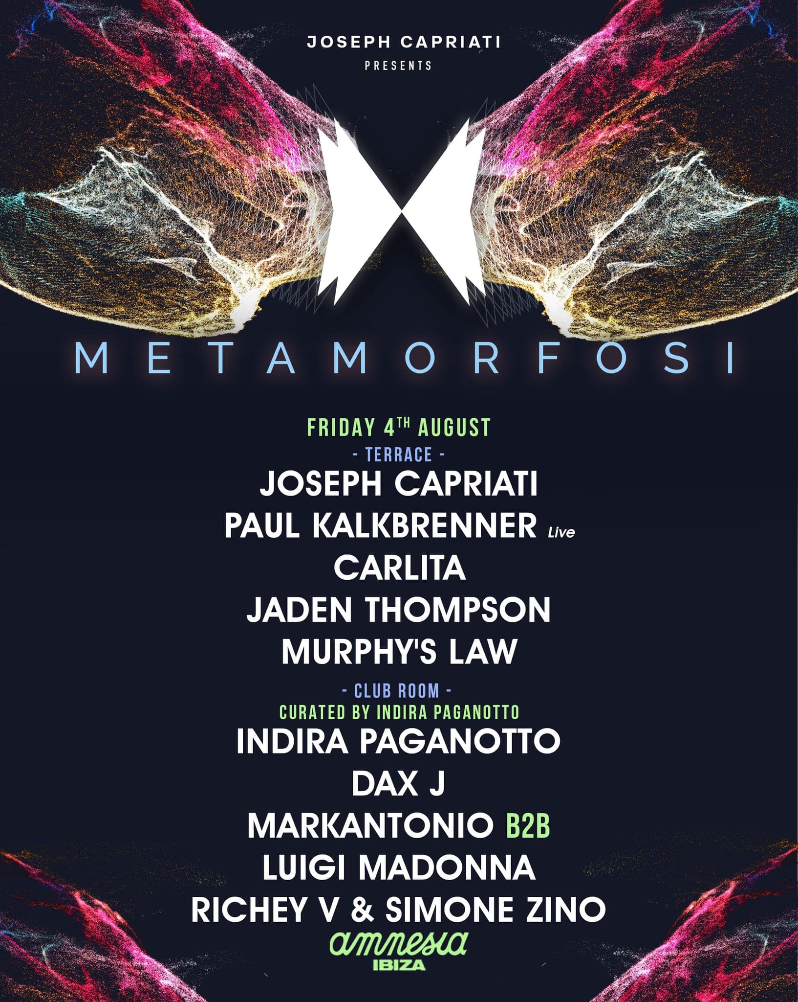Joseph Capriati pres. Metamorfosi