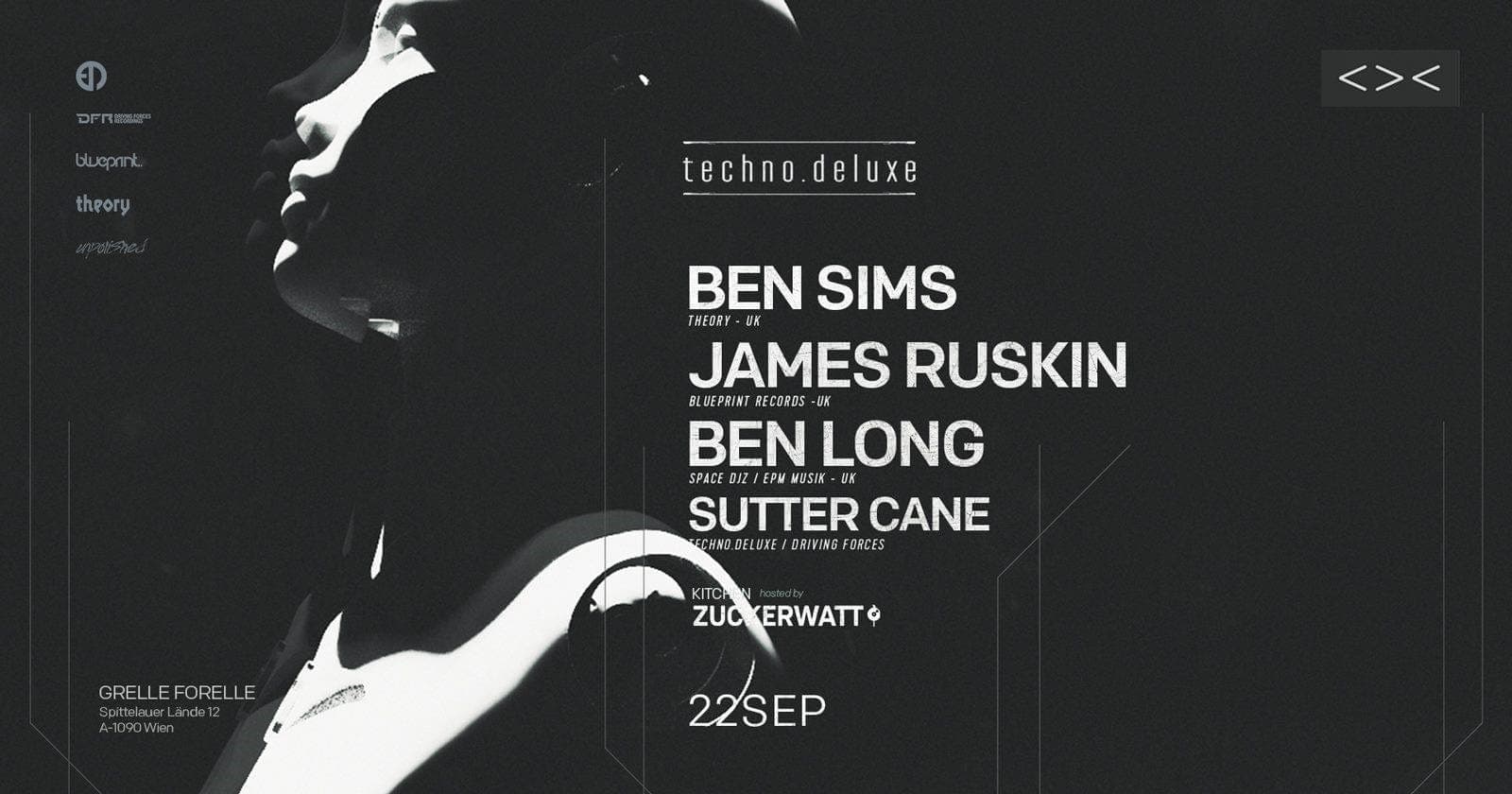 Techno.Deluxe X Zuckerwatt w/ Ben Sims