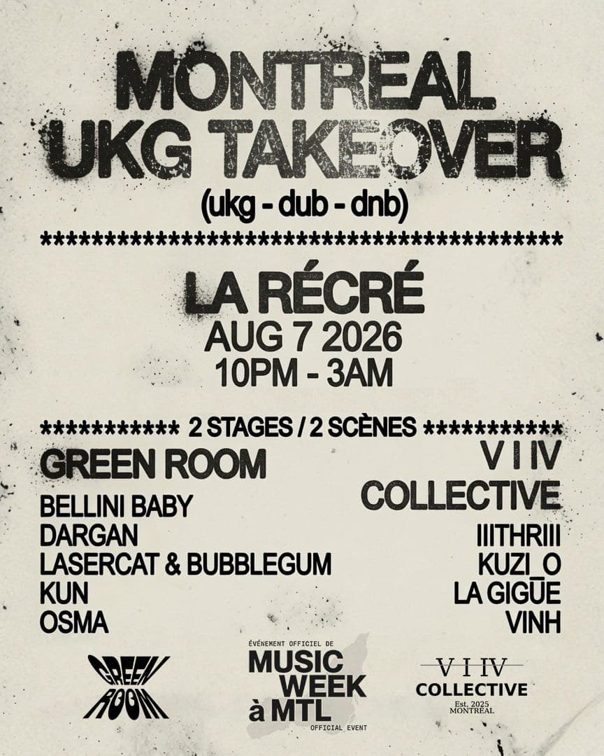 Montreal UK Garage Takeover