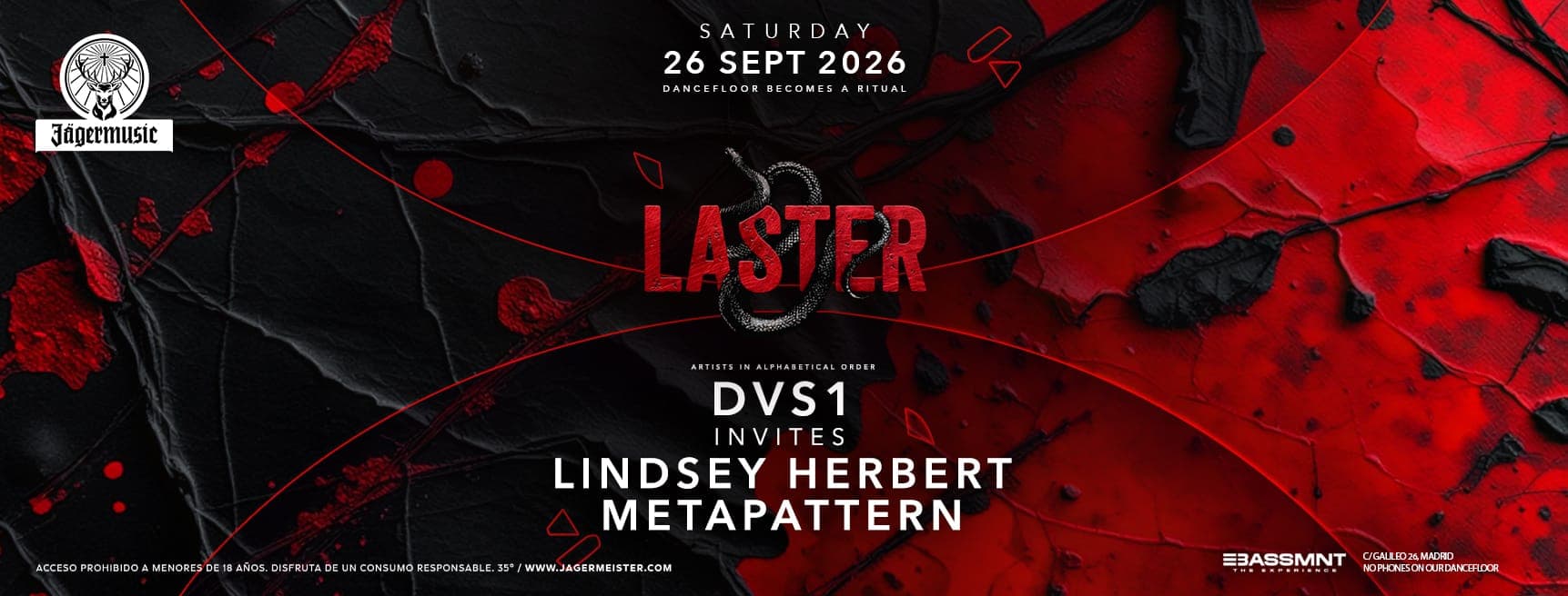 Laster Club presents DVS1 invites