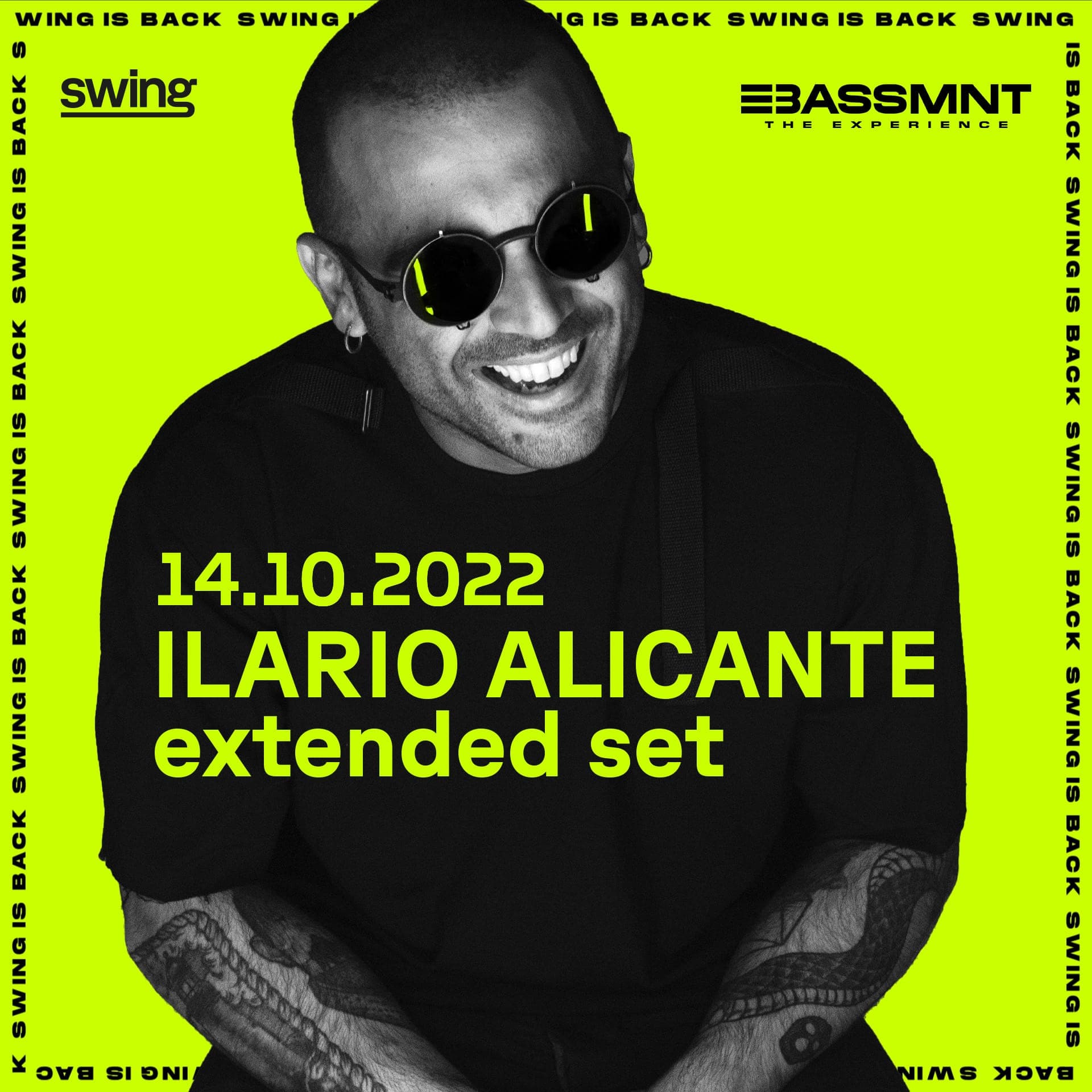 SWING opening party with Ilario Alicante