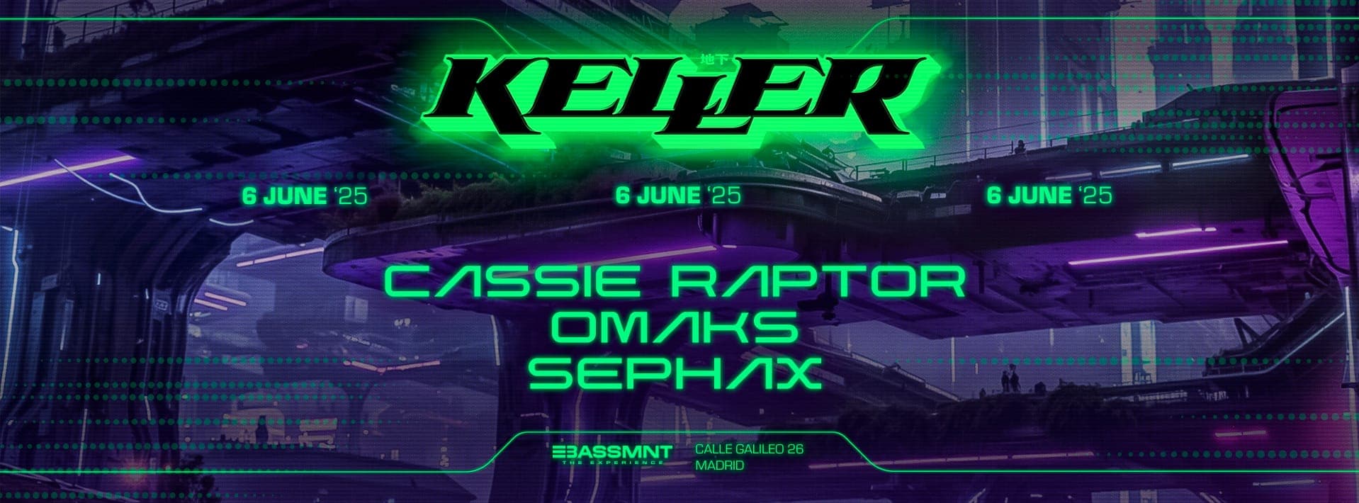 KELLER HARD CLUB 25: Cassie Raptor & OMAKS