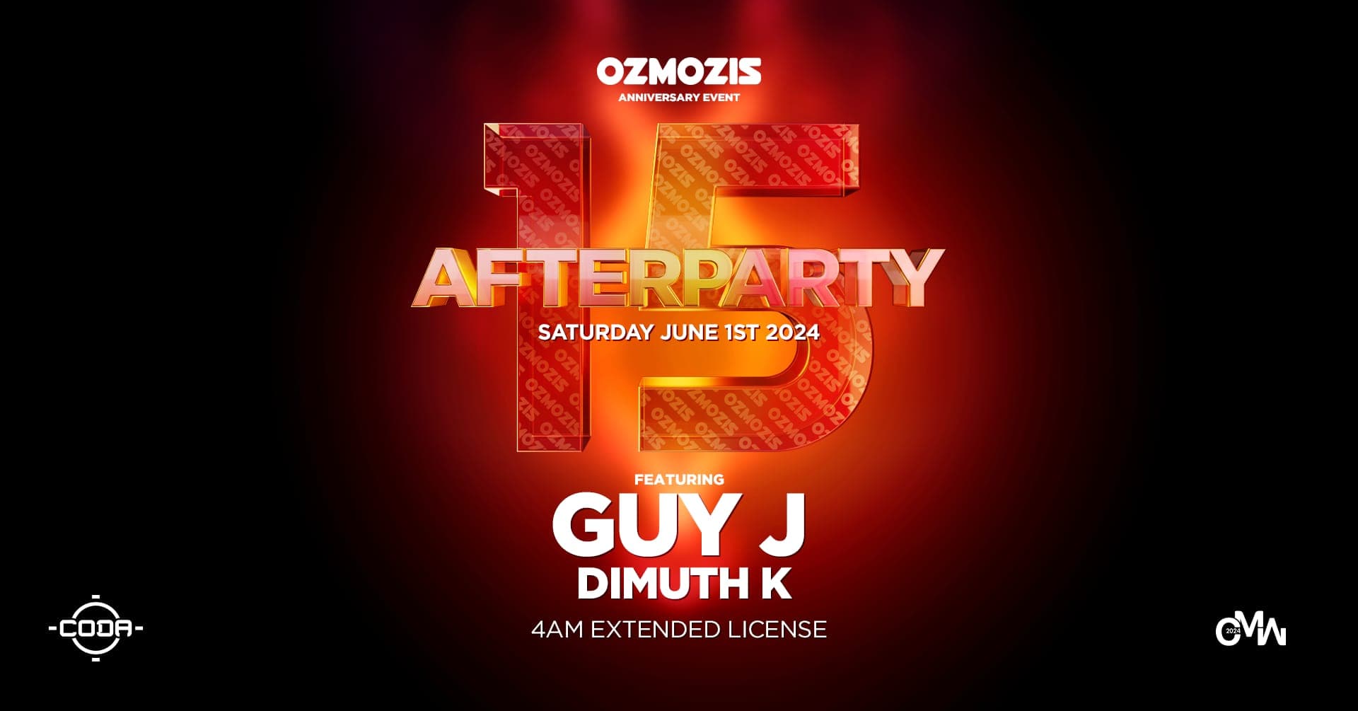 Official Afterparty: Guy J x Ozmozis 15th Anniversary