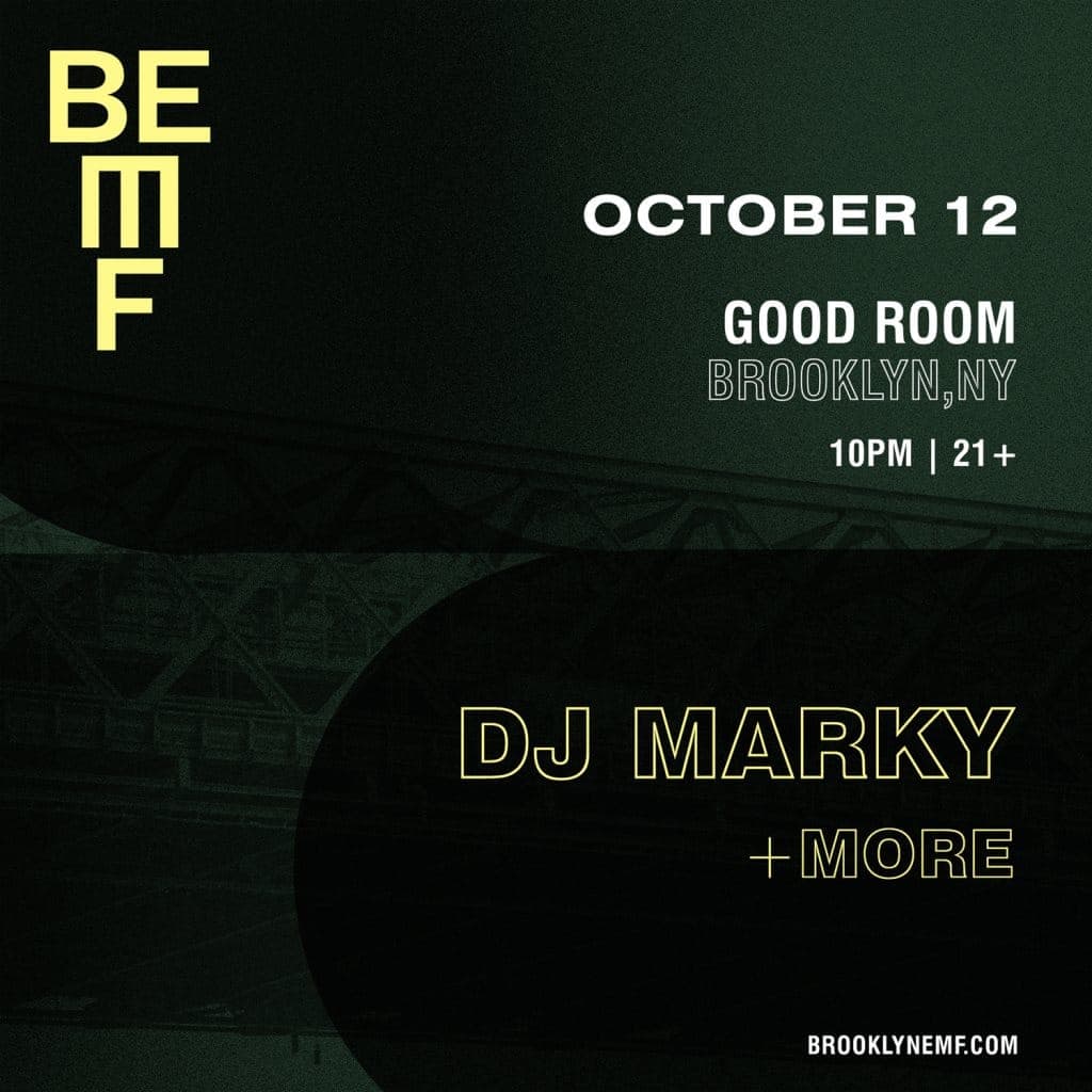 BEMF presents: DJ Marky, Reid Speed, Kellam Matthews