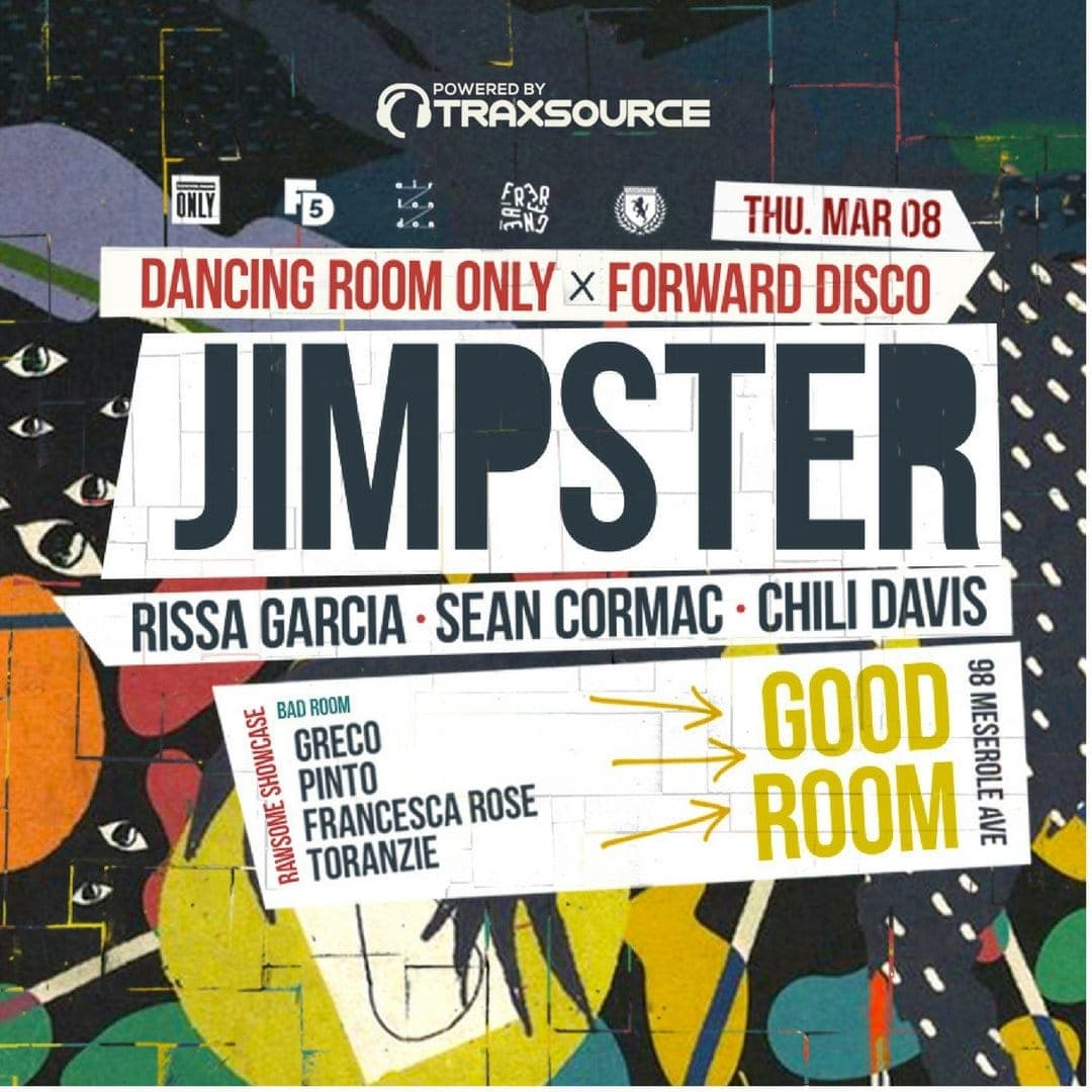 Jimpster, Rissa Garcia, Sean Cormac & Chili Davis + Rawsome Recs