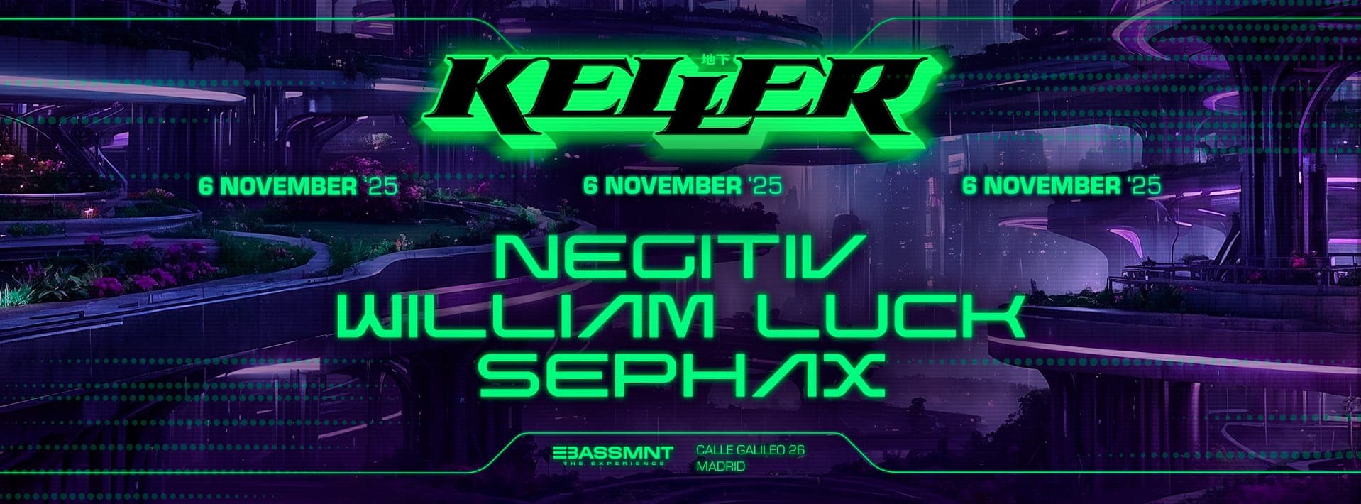 KELLER HARD CLUB 31: NEGITIV, William Luck & SEPHAX