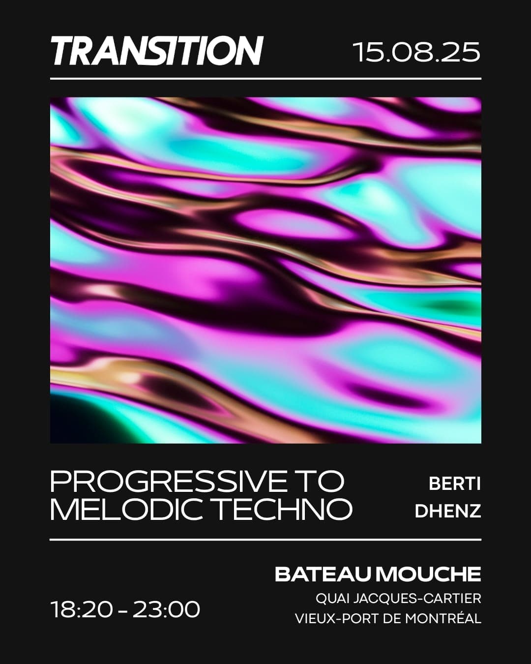 TRANSITION: Croisière sur le St-Laurent - Progressive to Melodic Techno