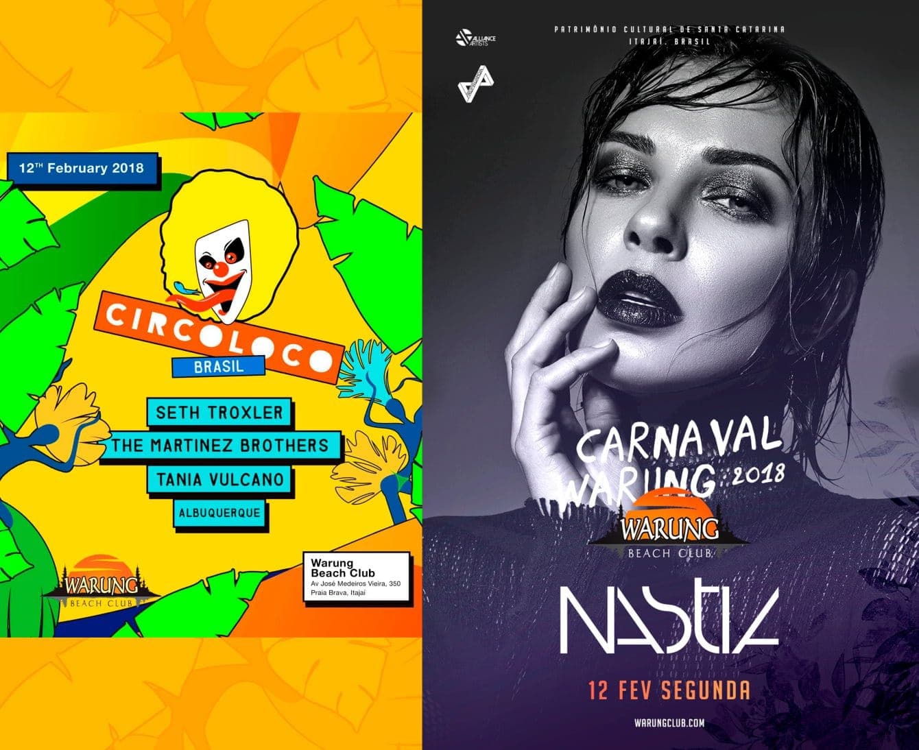 Carnaval: Nastia + Circoloco with Seth Troxler, The Martinez Brothers & Tania Vulcano