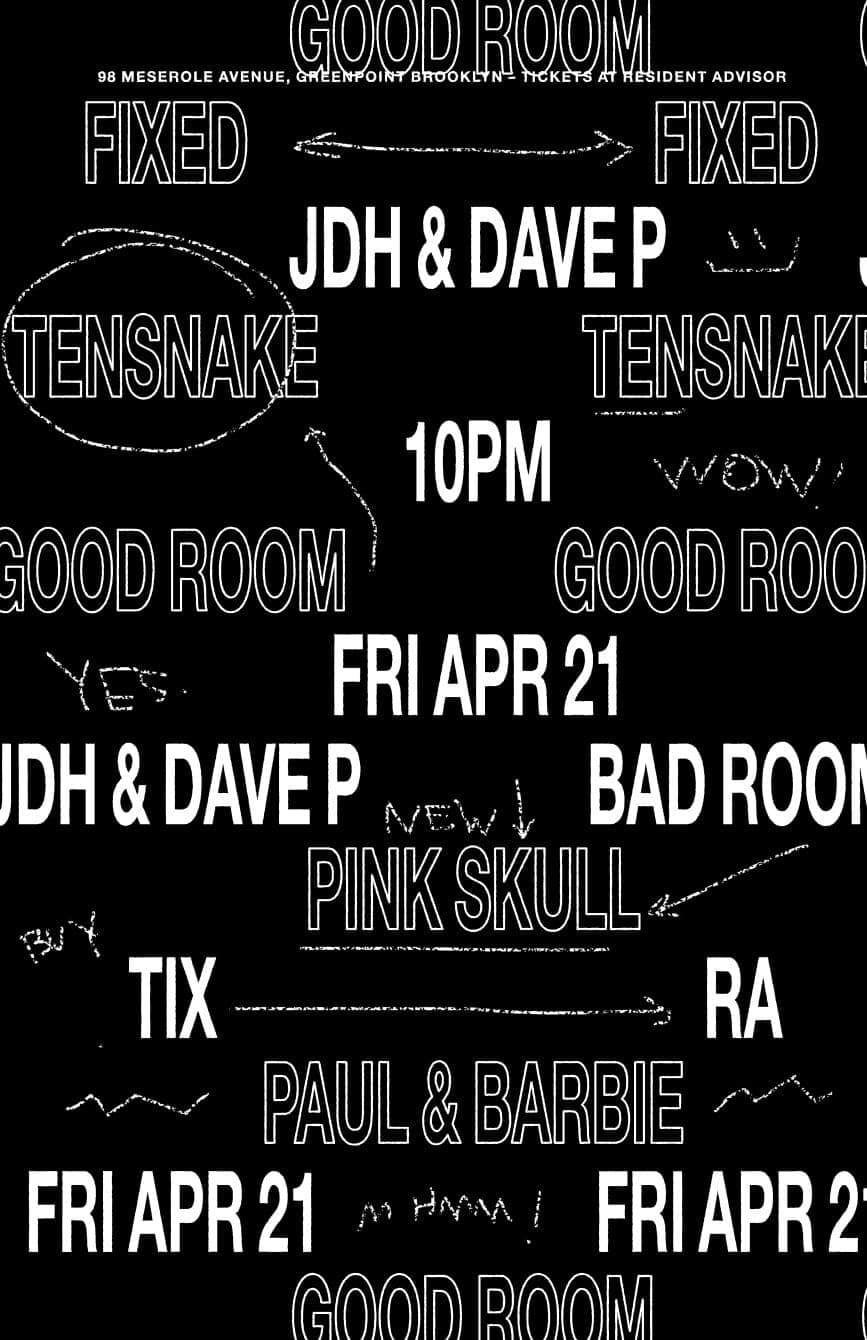 Fixed with Tensnake, JDH & Dave P, Pink Skull, Love Injection
