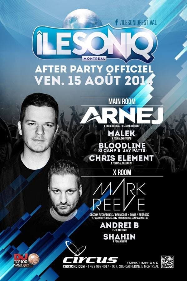 Île Soniq Official After Party