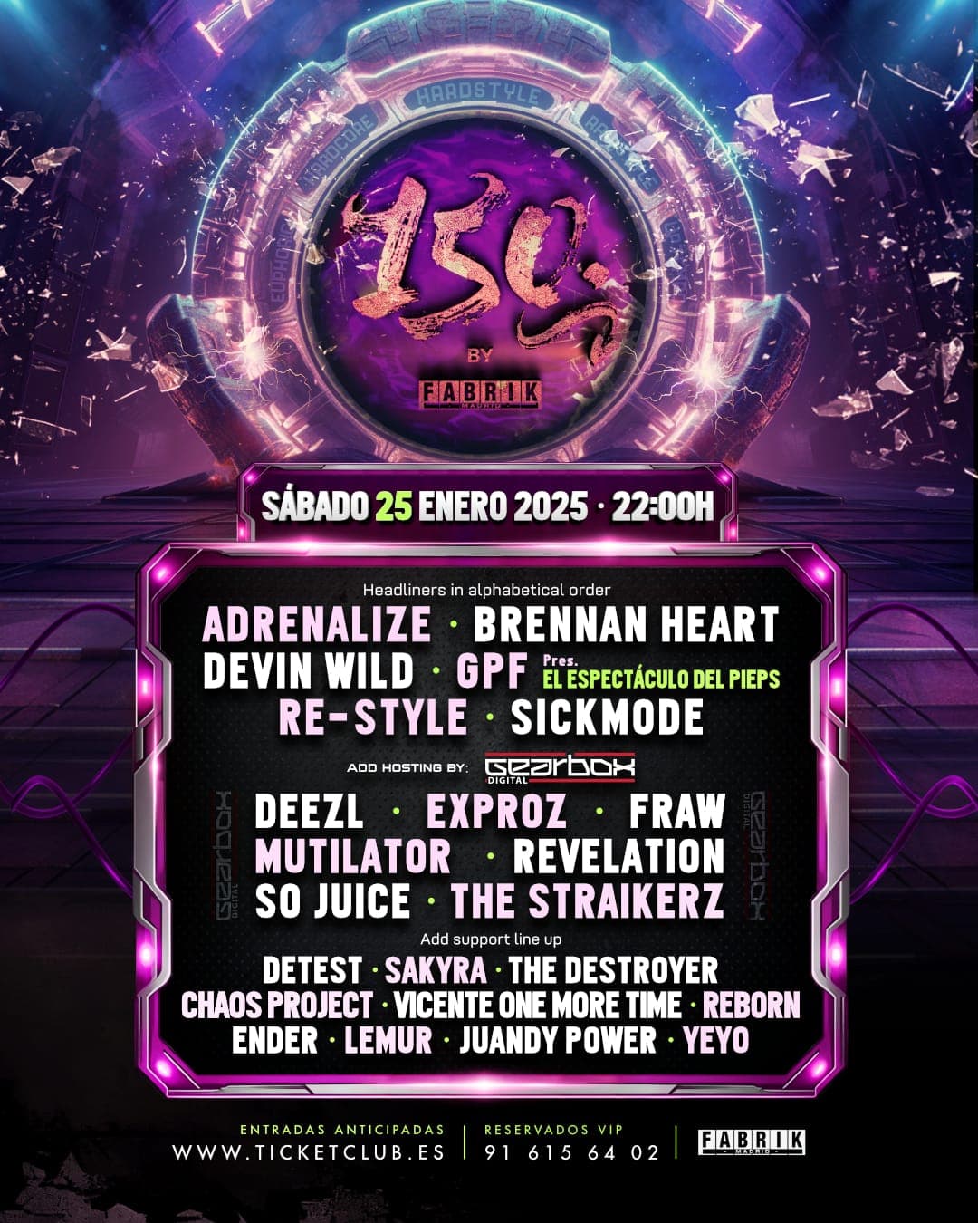 150: Welcome 2025 Fabrik (hardstyle, hardcore, raqstyle...)