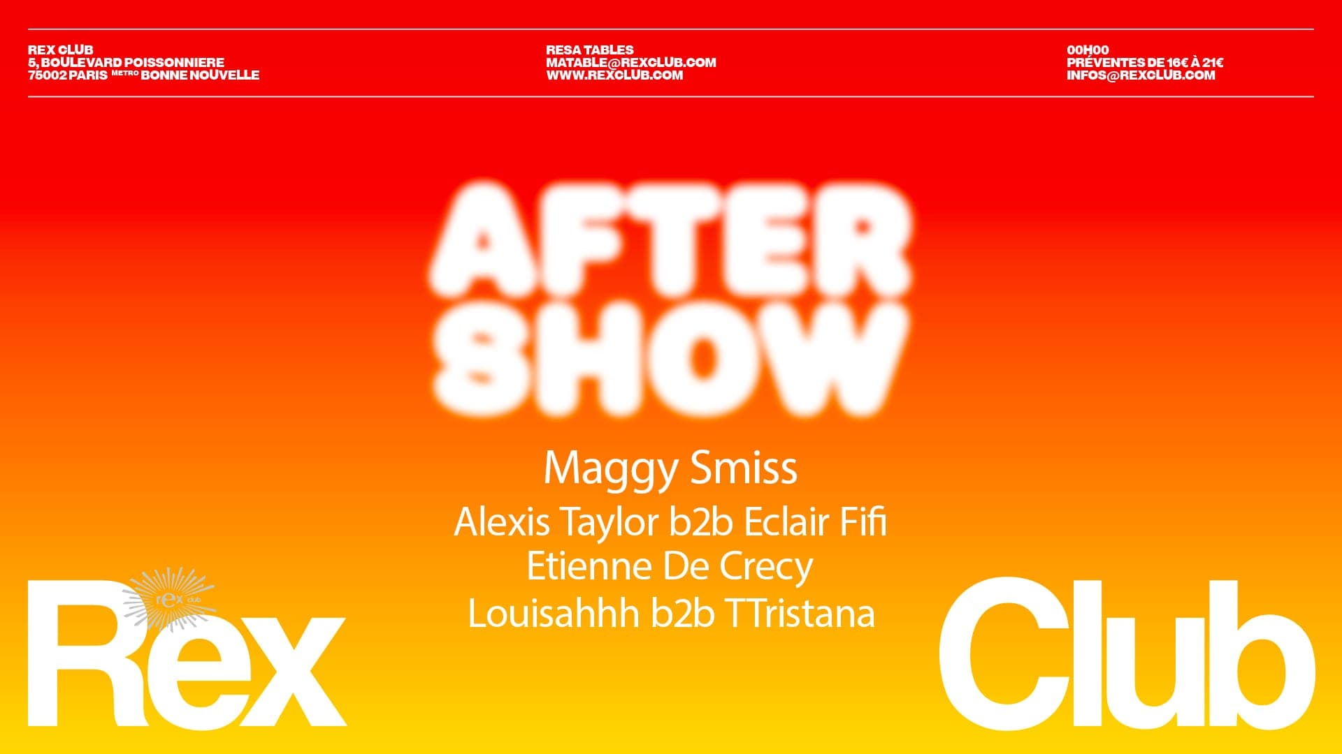 Etienne De Crécy Aftershow: Etienne De Crécy, Eclair Fifi, Louisahhh b2b TTristana & more