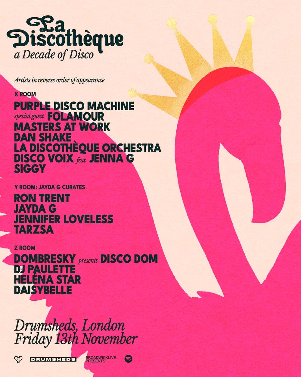 La Discothèque with Folamour, Dan Shake, Ron Trent, Jayda D