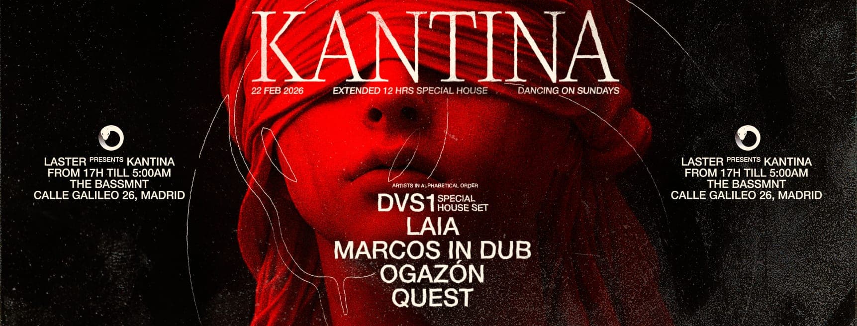 KANTINA IS BACK - Special House Edition - 12H UNDER THE RED LIGHT