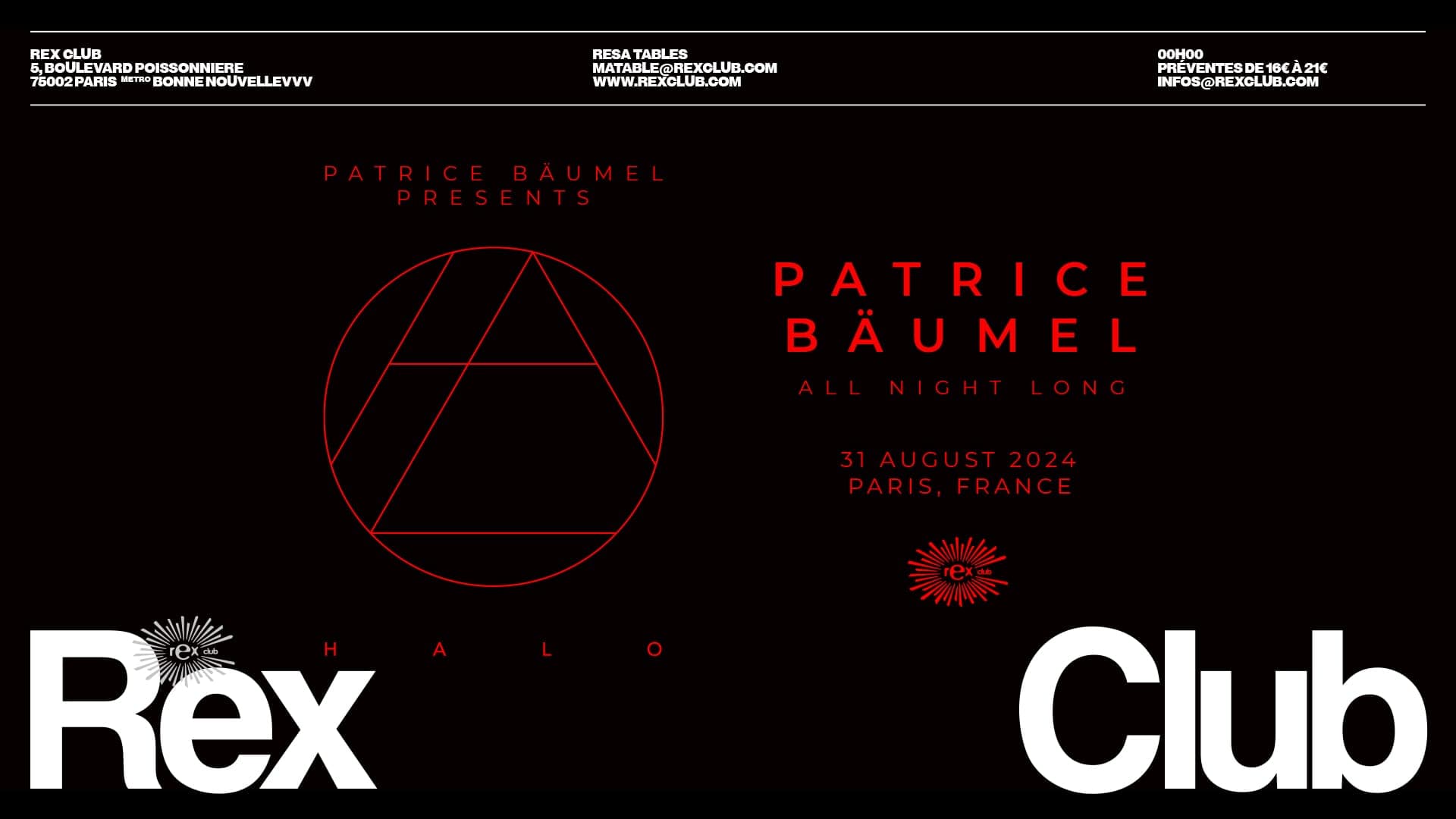 Halo: Patrice Bäumel all night long
