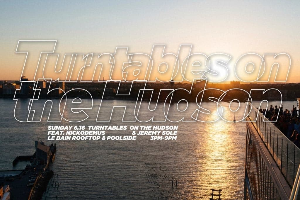 Sunset Sunday: Turntables on the Hudson