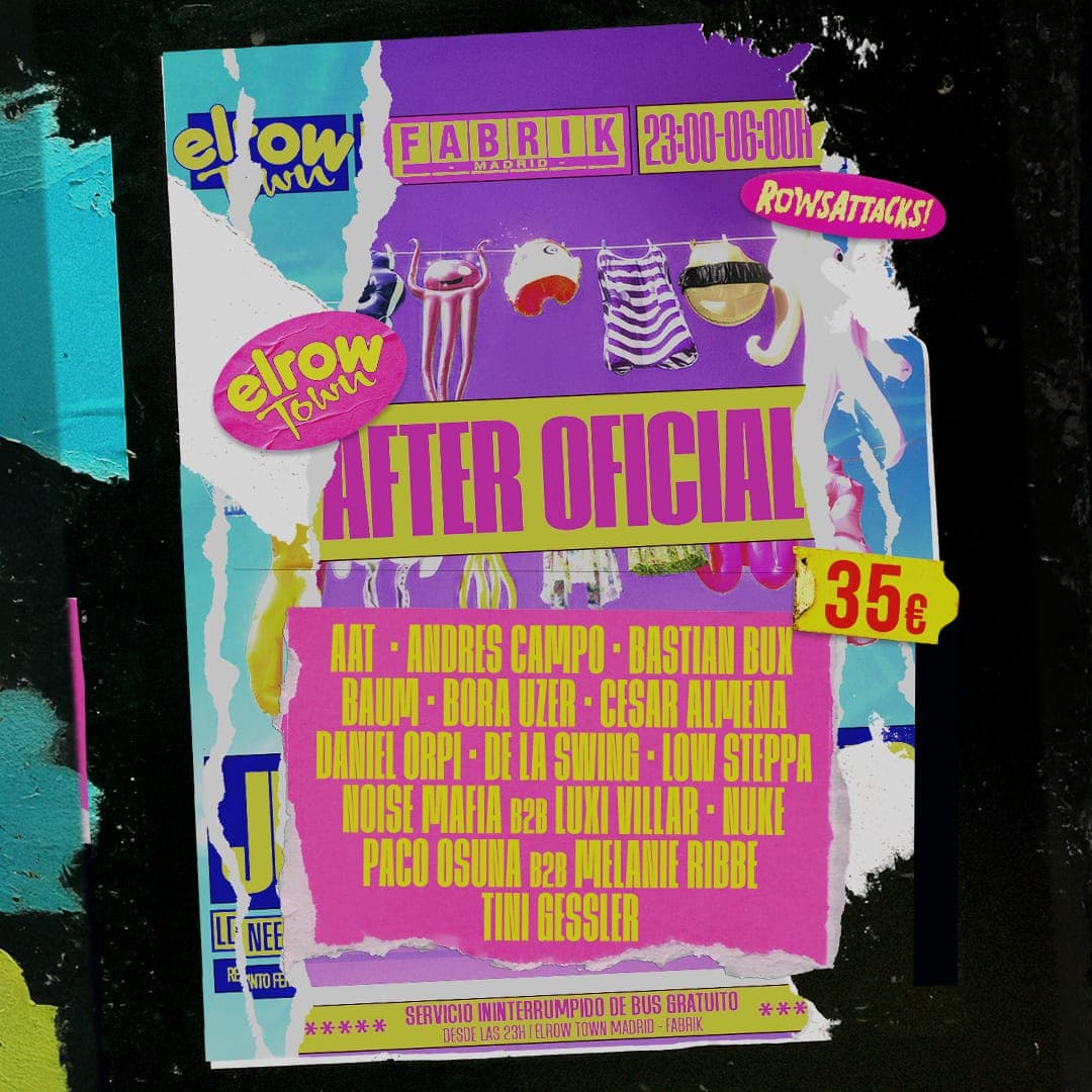 elrow AFTERPARTY OFICIAL en Fabrik