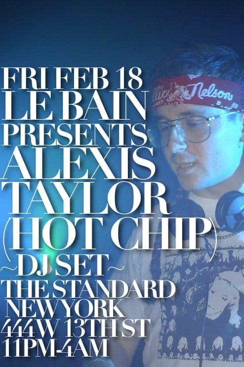 Le Bain: Alexis Taylor Of Hot Chip