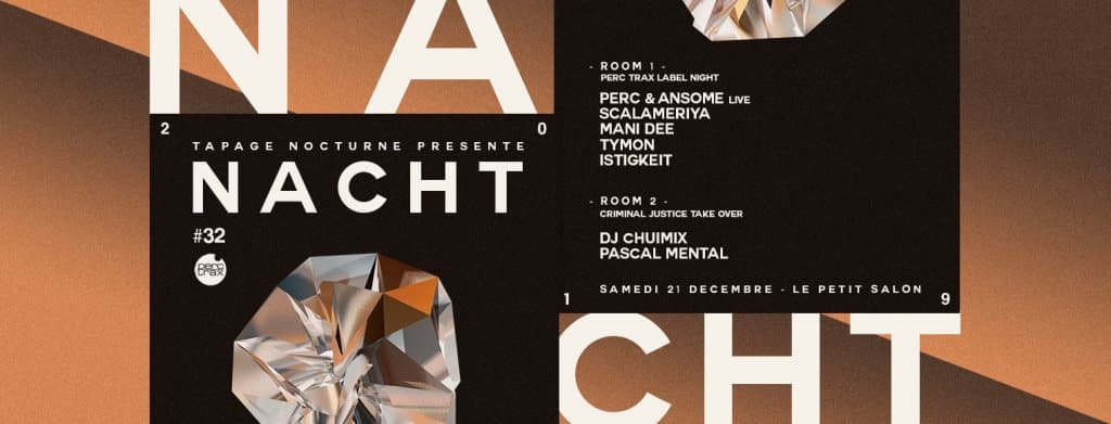 Tapage Nocturne - Perc Trax Label Night - Nacht