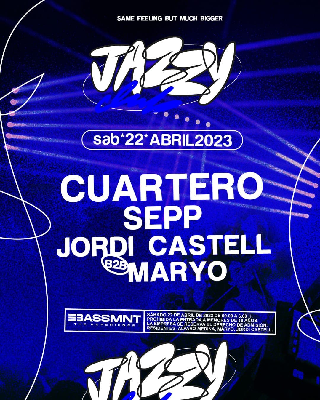 JAZZY CLUB press. Cuartero + Sepp + MARYO b2b JORDI CASTELL