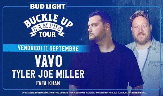 Bud Light Buckle Up Campus Tour - VAVO, Tyler Joe Miller