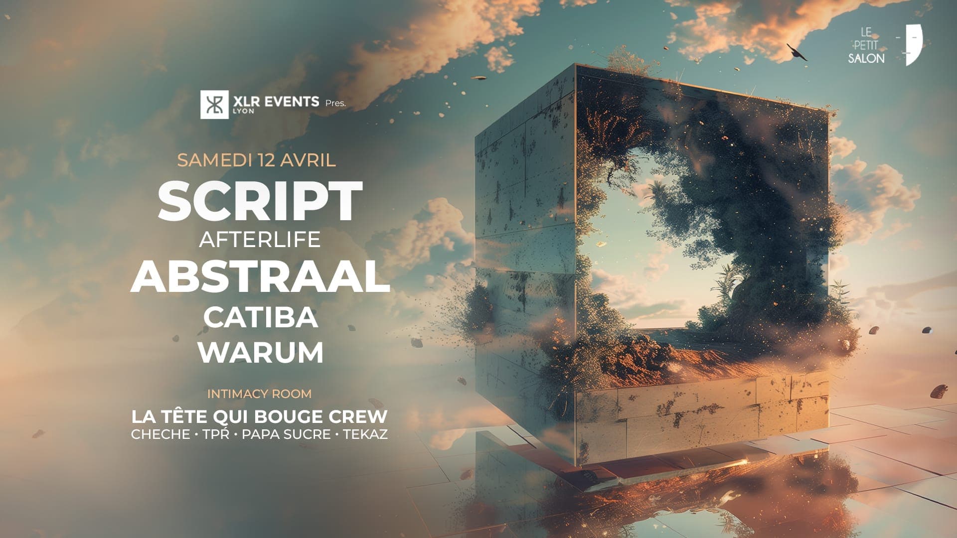XLR Events pres. SCRIPT (๐ผ๐๐๐๐๐๐๐๐), Abstraal