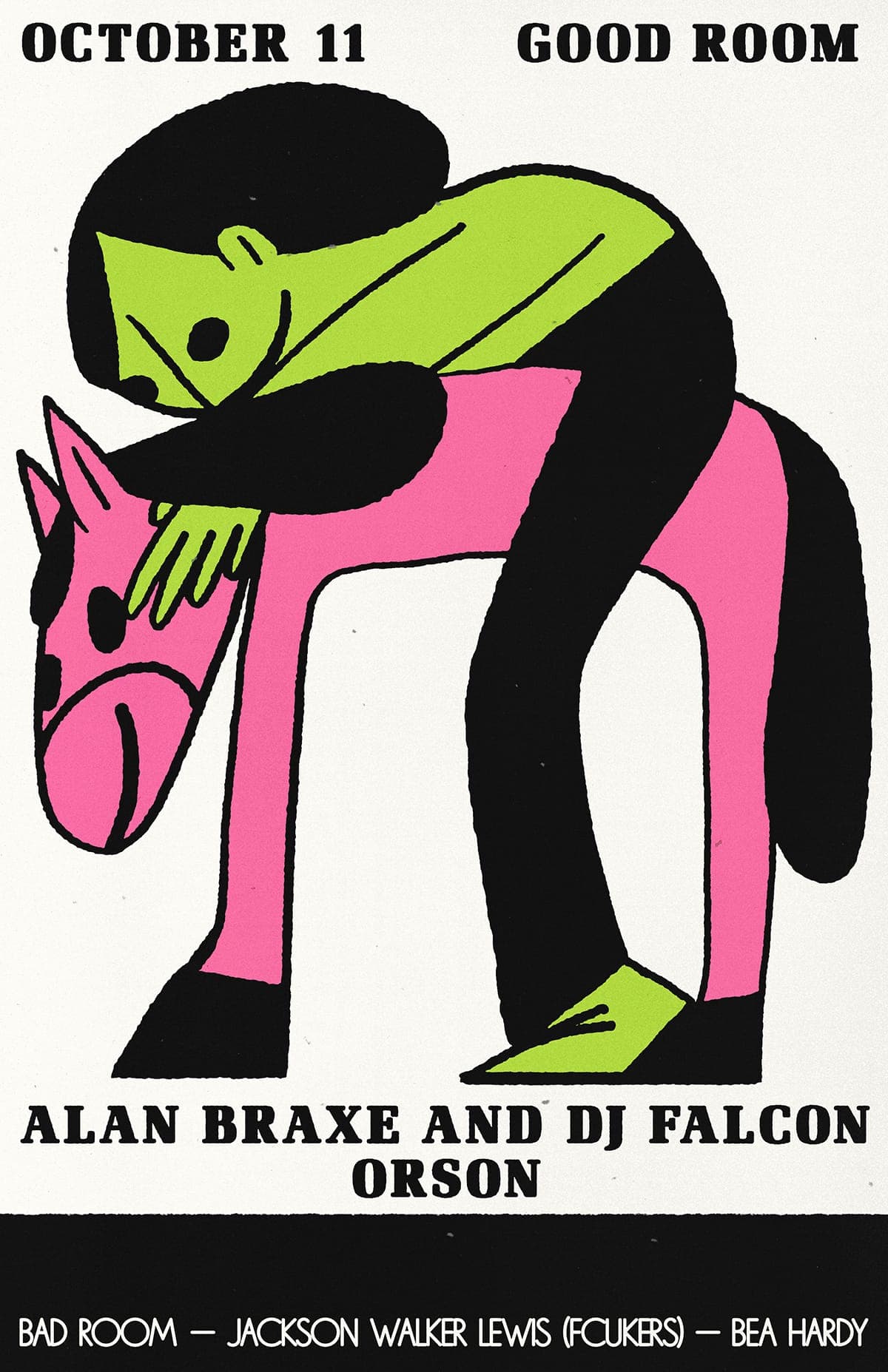Alan Braxe and DJ Falcon, Orson, Jackson Walker Lewis (Fcukers), Bea Hardy